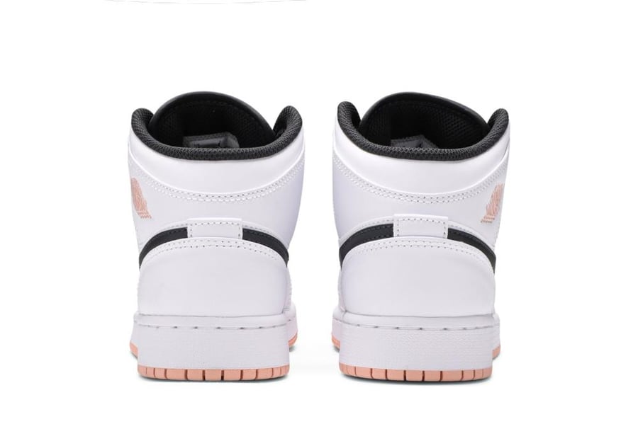Air Jordan 1 Mid GS 'White Arctic Orange'