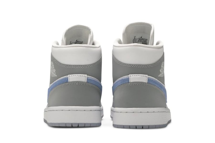 Wmns Air Jordan 1 Mid 'Wolf Grey Aluminum'