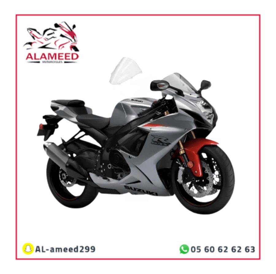 فيابر ريس GSXR750-GSXR600 2024-2011. رمادي