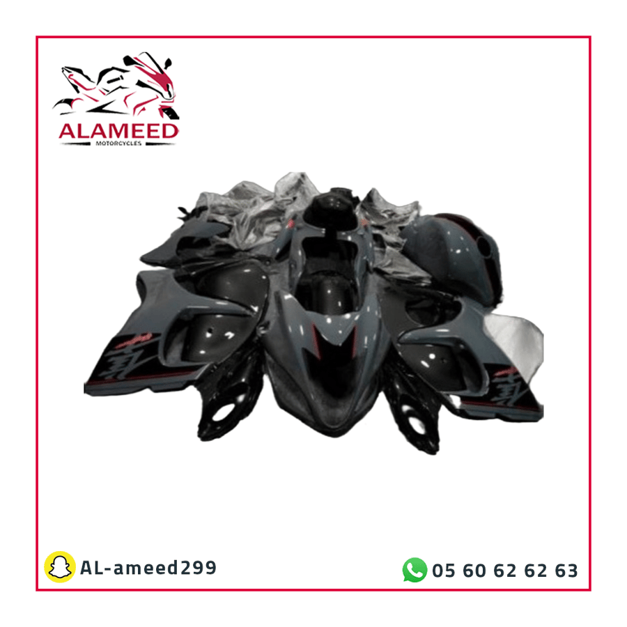 فيابر هايبوزا Gsxr1300 مع غطاء تانكي موديل 2008-2020