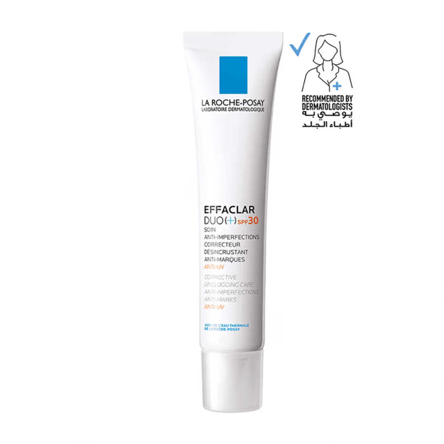 كريم تصحيح عيوب البشرة إيفاكلار ديو (+) بعامل حماية من الشمس SPF30 من لاروش بوزيه – 40 مل
