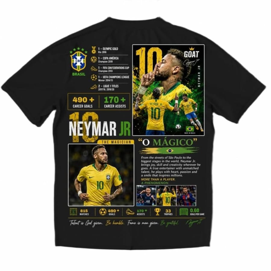T-SHIRT CLASSIC PRUMEOM Lifestyle-FOR - NEYMAR JR- LAXEN