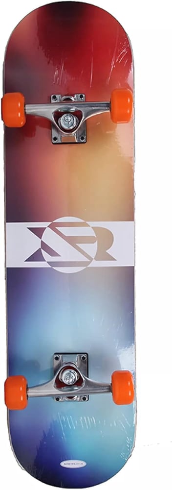 لوح تزلج خشبي من ARTFit   مقاس 79 × 20 سم بهيكل وعجلات من بلاستيك PVC للبالغين، تصميمات متعددة