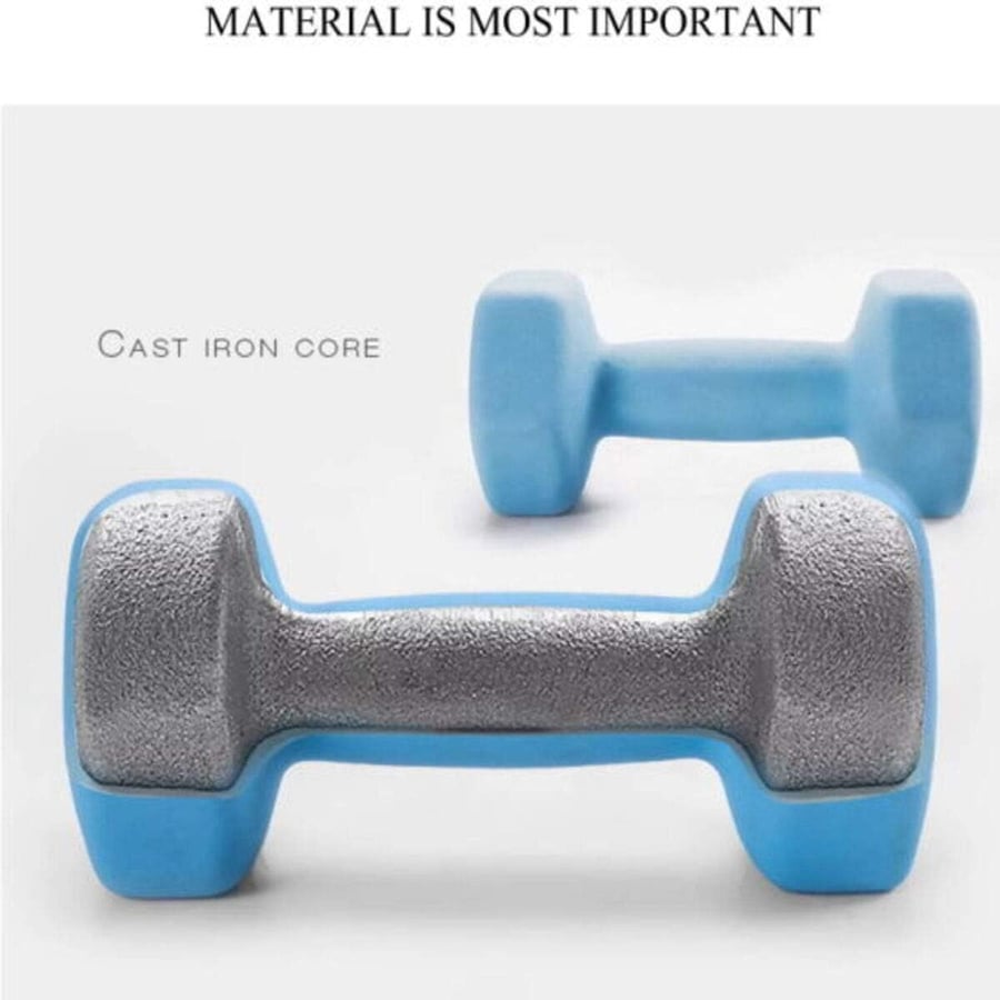 دامبل وزن لليد 3 كغم من ARTFit- من ايرون ماستر، دامبل من قطعة واحدة مطلي بالنيوبرين، من اجل التمرين واللياقة البدنية،