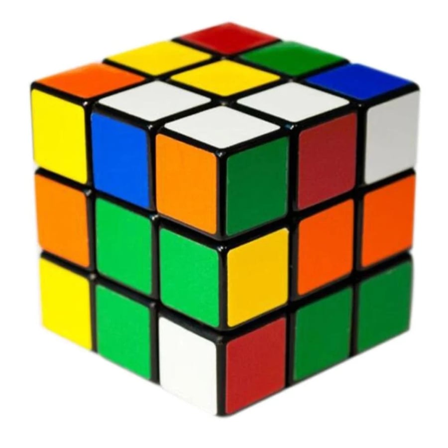 درزن مكعب روبيك سحري 3×3×3 متعدد الألوان ويُحرك بطرف الأصبع