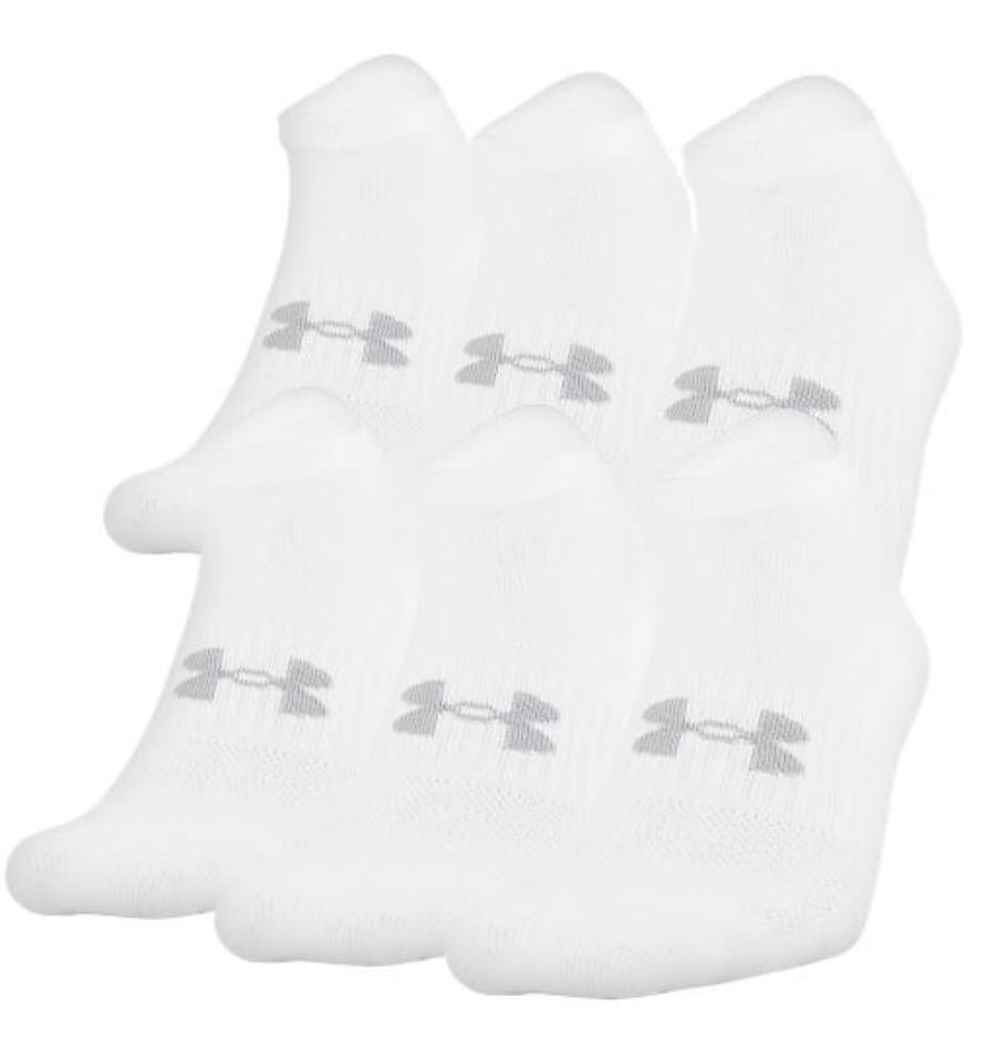 شراب اندرارمر TRAINING COTTON ابيض قصير
