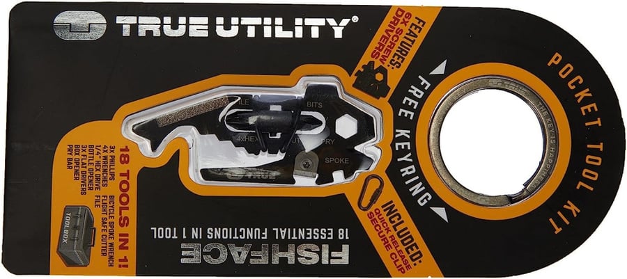 عدة مدمجة True Utility Fishface 18 in1