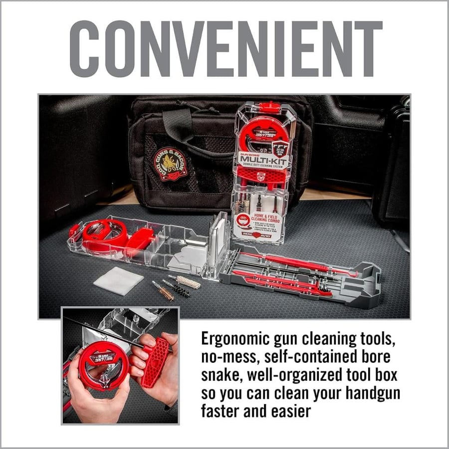 عدة تنظيف سلاح GUN BOSS MULTI-KIT عيار 9مم