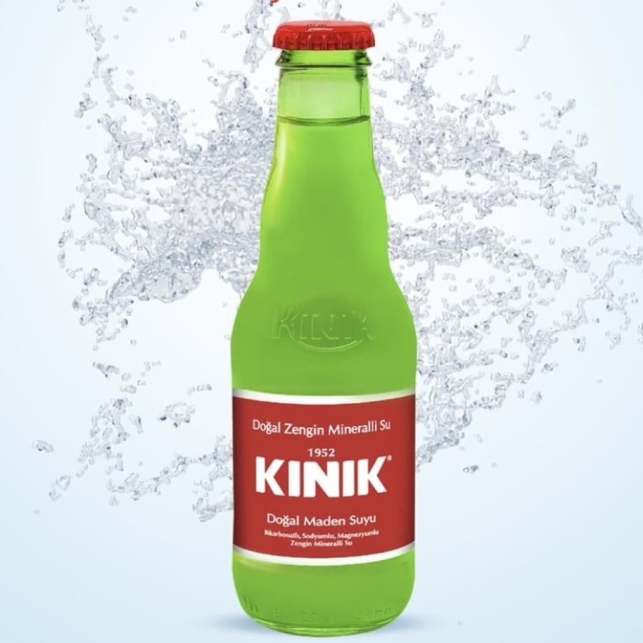 مياه معدنية غازية طبيعية تركية kinik مستوردة.