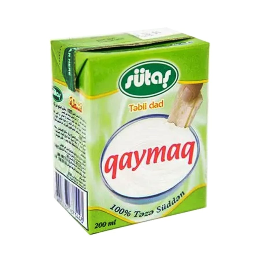 قشطة قيمر تركية سوتاش sütaş qaymaq 200ml