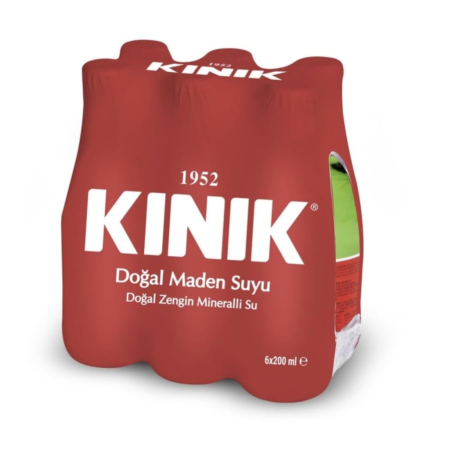 مياه معدنية غازية طبيعية تركية kinik مستوردة.