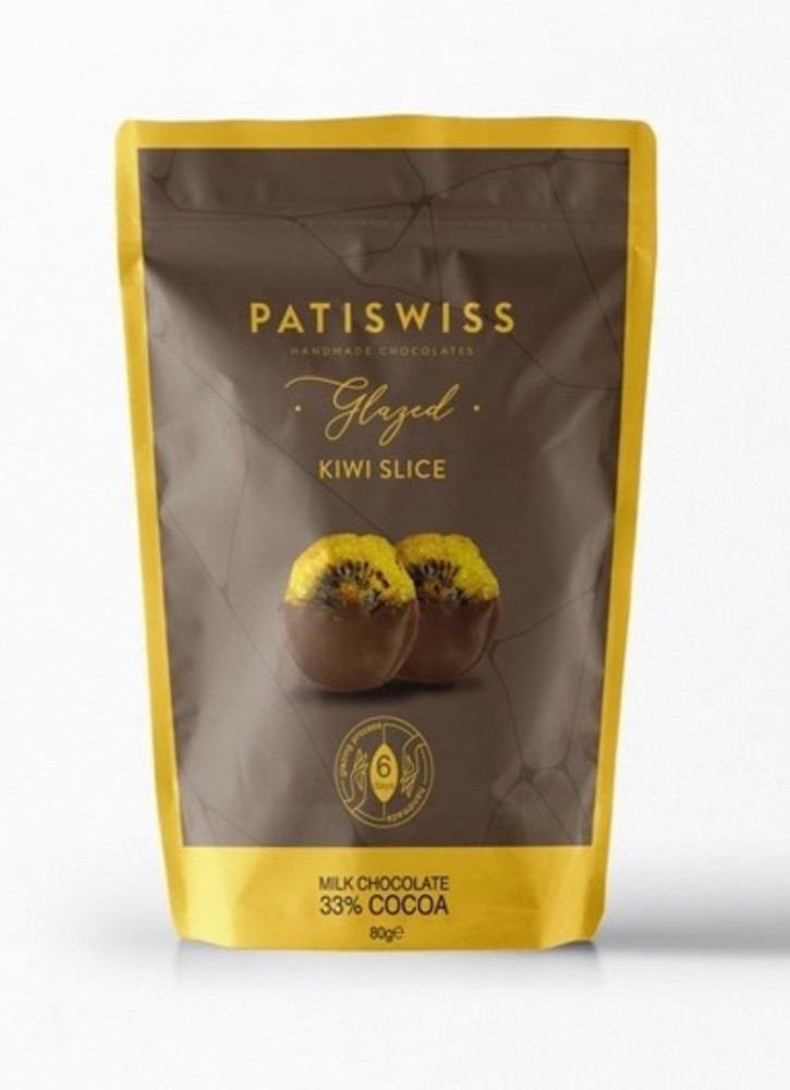 شرائح قطع الأناناس مغطاة بالشوكلاتة patiswiss