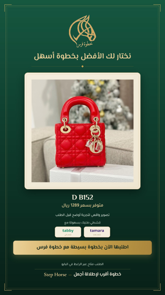 شنطة نسائية كروس صغيرة - مقاس 12 سم - رمز D B152