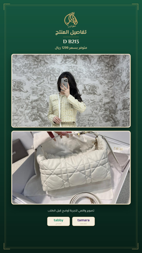 تفاصيل شنطة نسائية يد وكتف - مقاس 22 سم - رمز D B213
