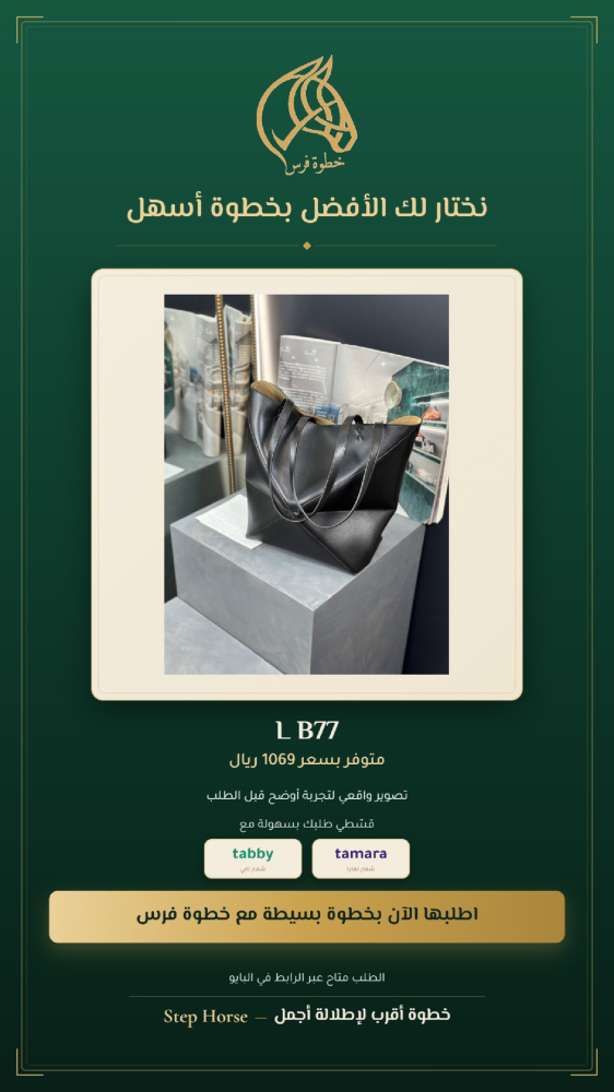 شنطة نسائية يد وكتف - رمز L B77