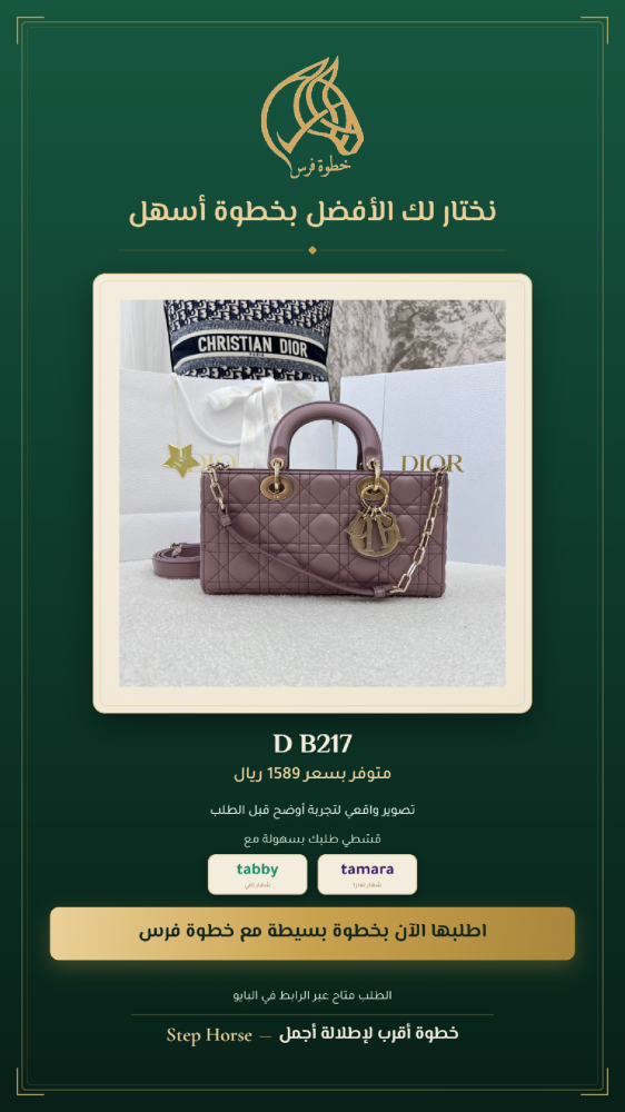 شنطة نسائية يد وكتف - مقاس 26 سم - رمز D B217