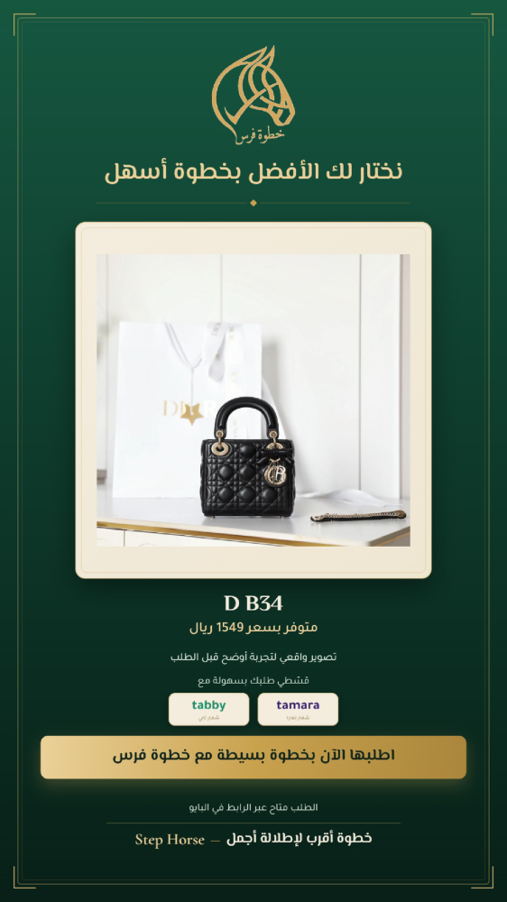 شنطة نسائية كروس صغيرة - مقاس 17 سم - رمز D B34
