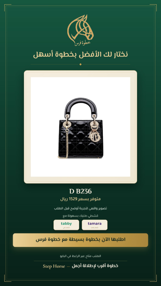 شنطة نسائية كروس صغيرة - مقاس 17 سم - رمز D B236
