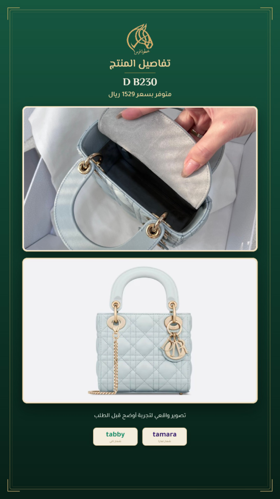 تفاصيل شنطة نسائية كروس صغيرة - مقاس 17 سم - رمز D B230
