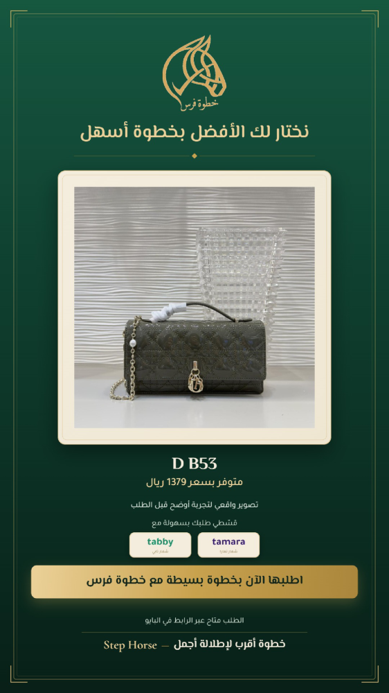 شنطة نسائية يد وكتف - مقاس 21 سم - رمز D B53