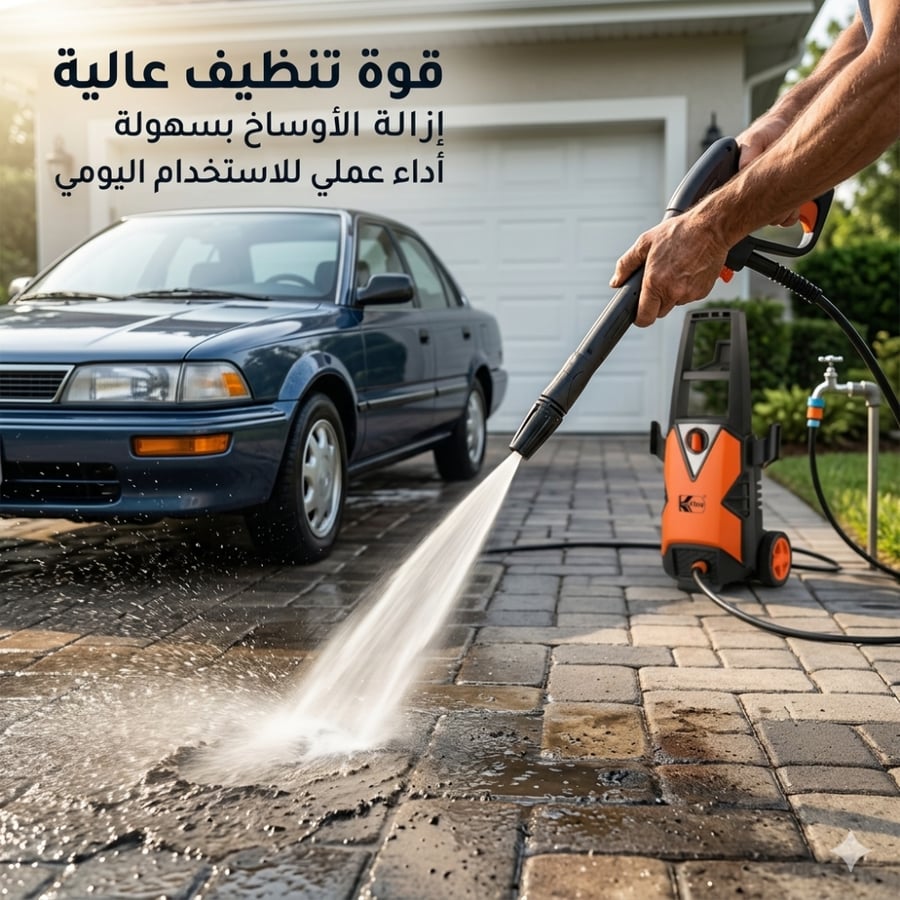 ماكينة غسيل بالضغط العالي 120 بار | 1500 واط