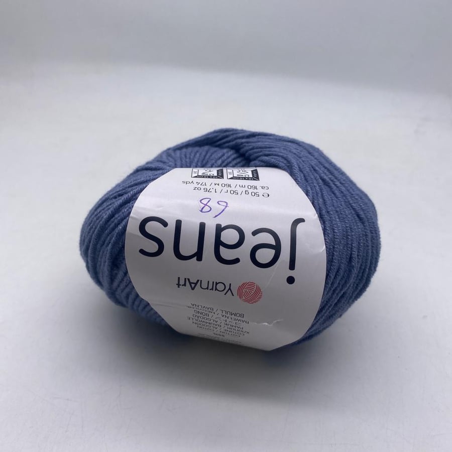 Denim wool yarn art Turkish number 68