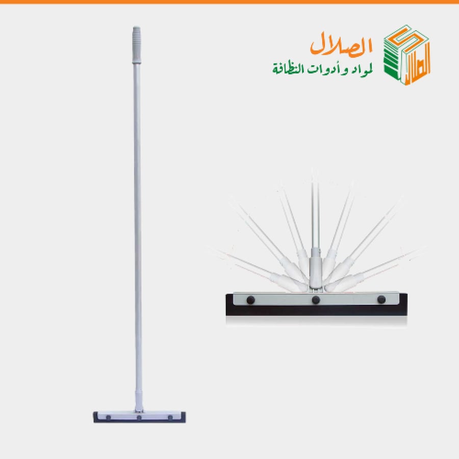 مساحة ارضيات ربل اسود 30 سم متحركة عصاء المونيوم