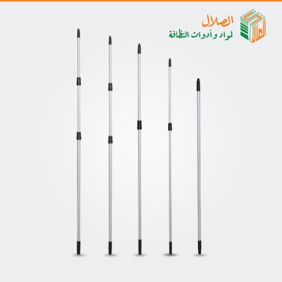 عصاء تلسكوب 4.5 متر المنيوم تنظيف الزجاج