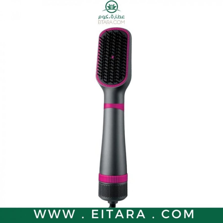 استشوار مصفف شعر زهري مع فرشتين من ريبون