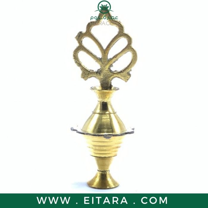 مكحلة نحاس ذهبي