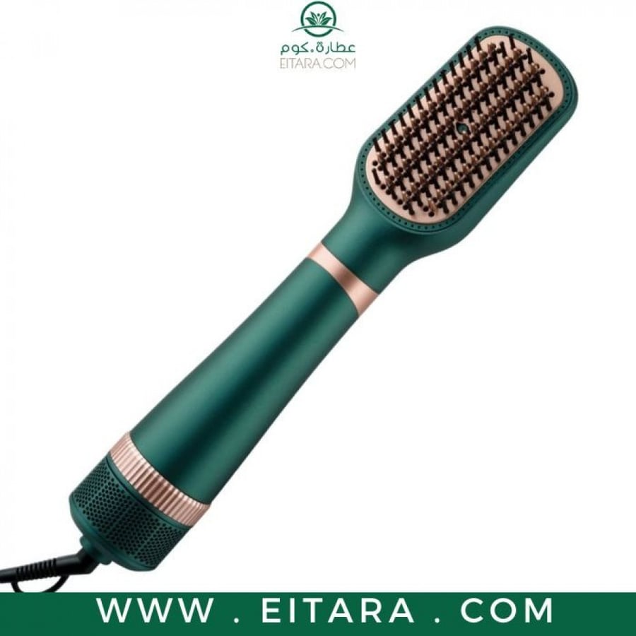 استشوار مصفف شعر زهري مع فرشتين من ريبون