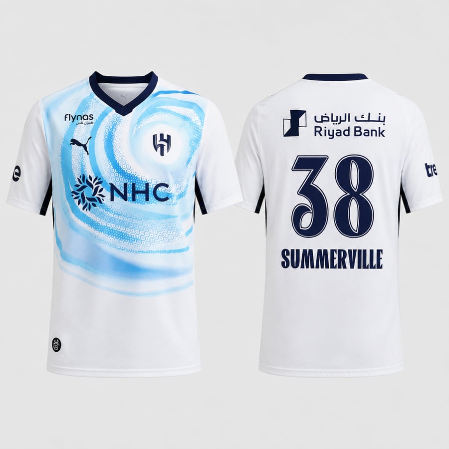 طقم الهلال الابيض الجديد2025