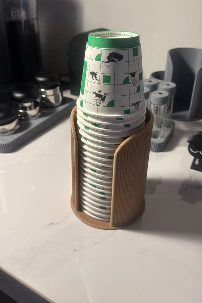 منظم أكواب القهوة العمودي – Coffee Cup Tower