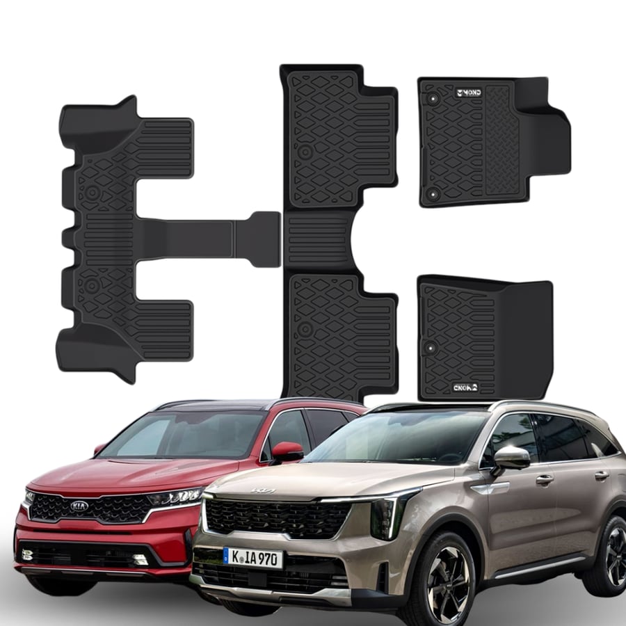 دعاسات كيا سورينتو (بنزين و هايبرد) - 2021-2025 - Kia Sorento Mats (gasoline & Hybrid)