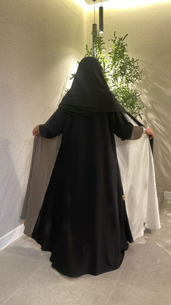 قماش اسود ملكي وقماش لنن ابيض و قماش كريب مغسول