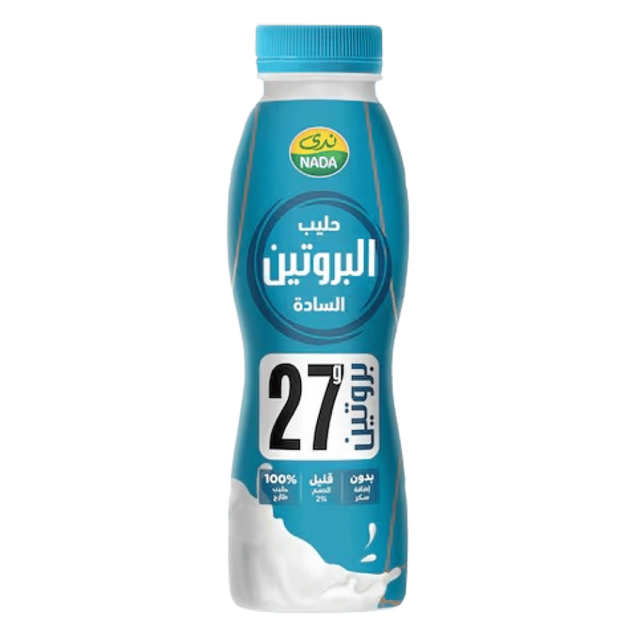 ندى حليب البروتين سادة 320مل