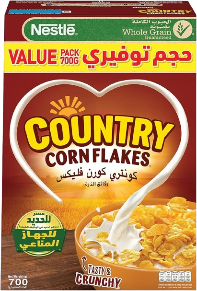 رقاق كونتري كورن فليكس عائلي 700 جم