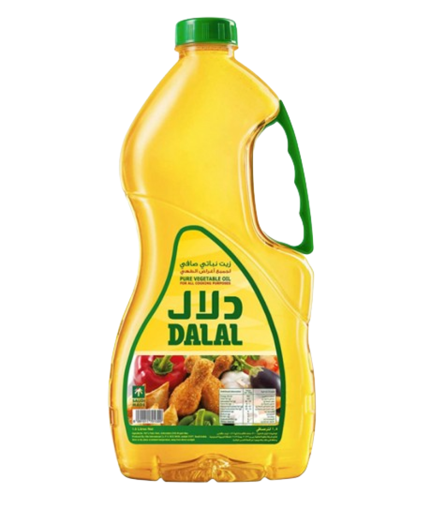 دلال زيت طبخ شفاف 1.5لتر
