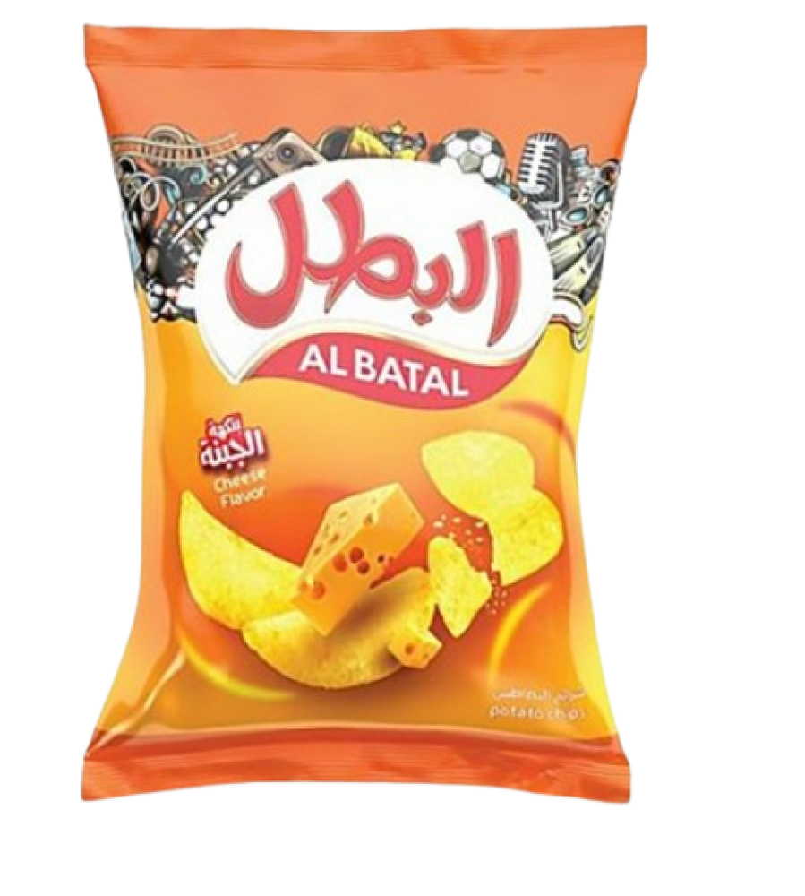 بطاطس البطل بنكهة الجبنة 14جم