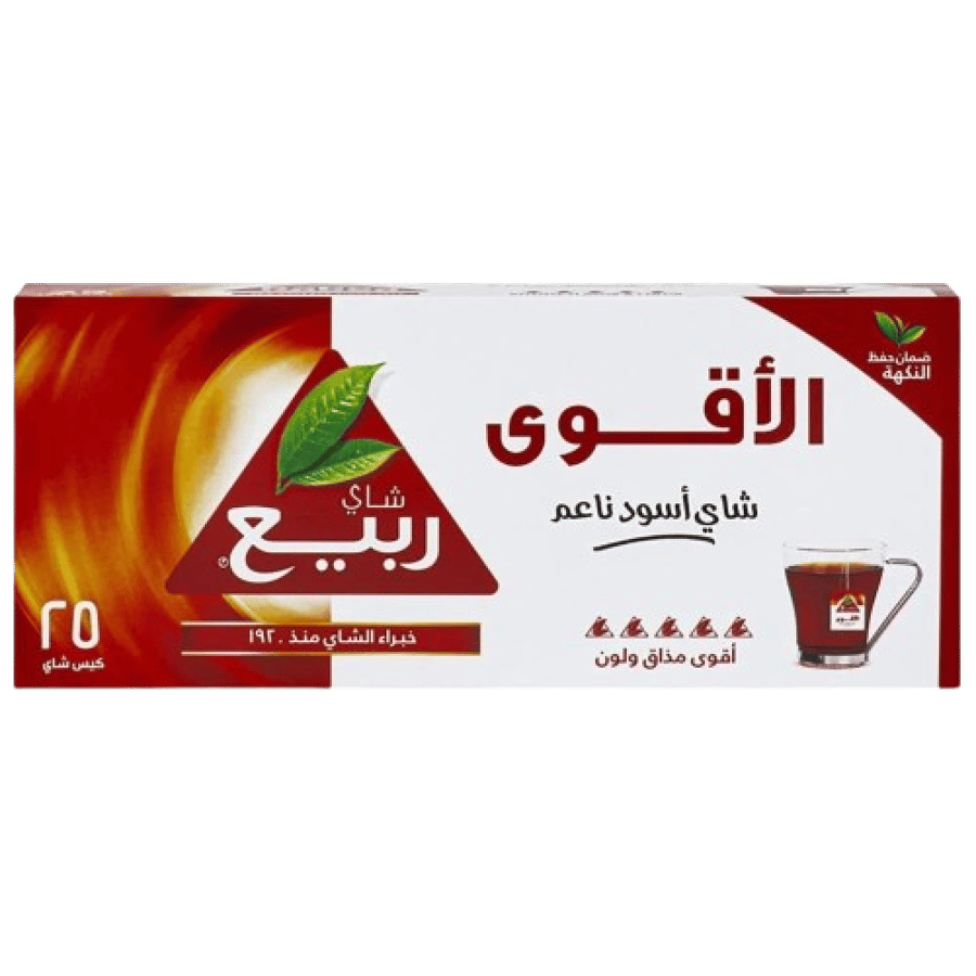 شاي ربيع الاقوى 25 كيس