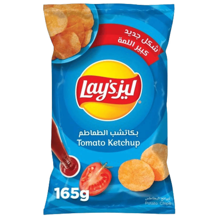 بطاطس ليز بكاتشب 165جم