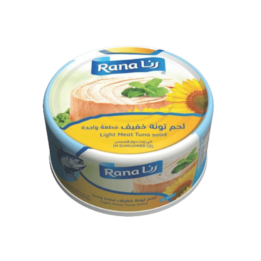 تونا رنا خفيفة بزيت دوار الشمس 185 غرام