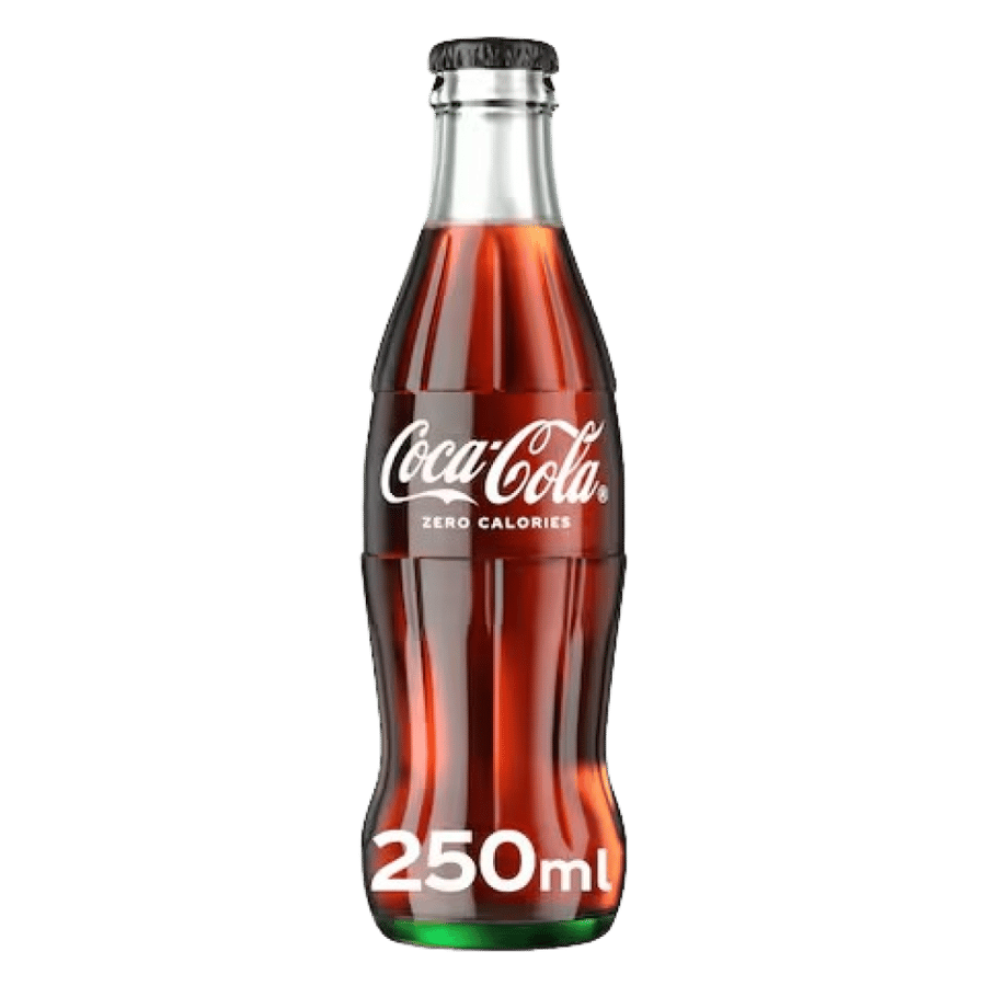 كوكاكولا زيرو قارورة 250مل