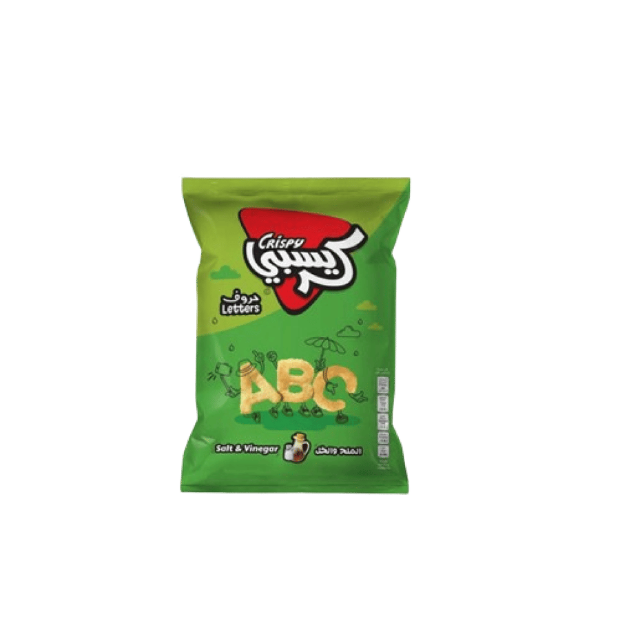 كريسبي حروف ملح وخل 23جرام