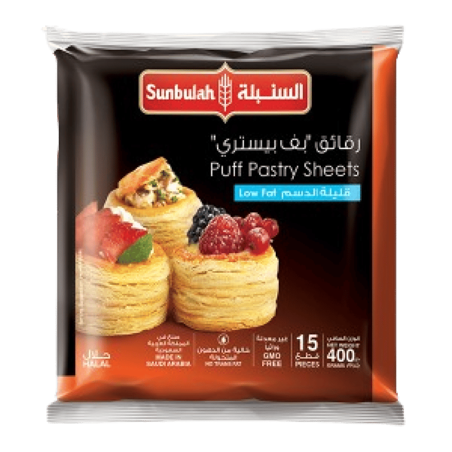 عجينة الرقائق الهشة  السنبلة 400 جم قليلة الدسم