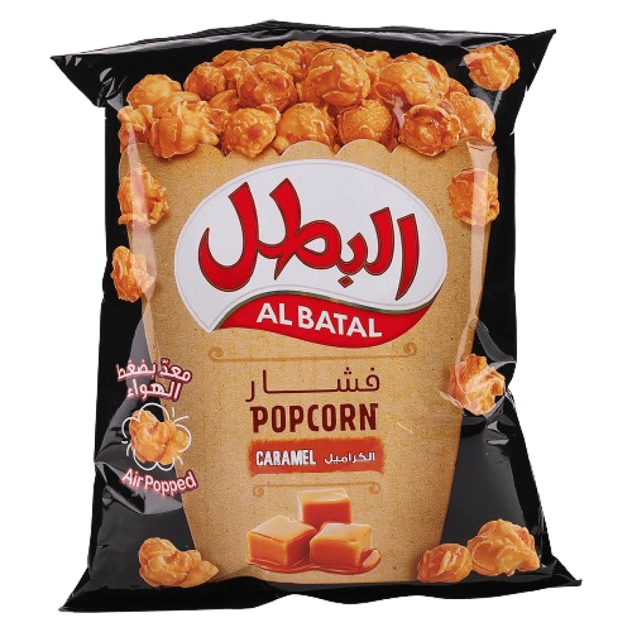 البطل فشار مغطى بالكراميل 140غ