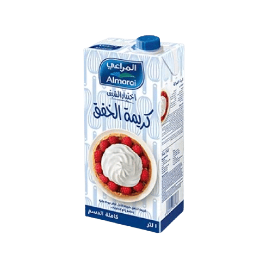 كريمة الخفق مراعي 1 لتر بغطاء