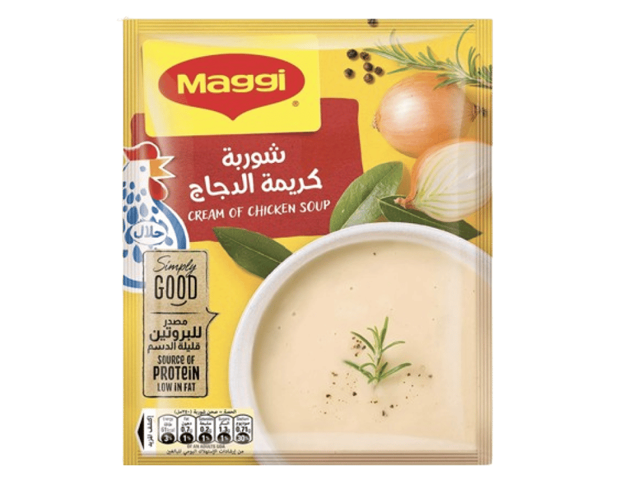 ماجي شوربة كريمة الدجاج قليلة الدسم 71جم
