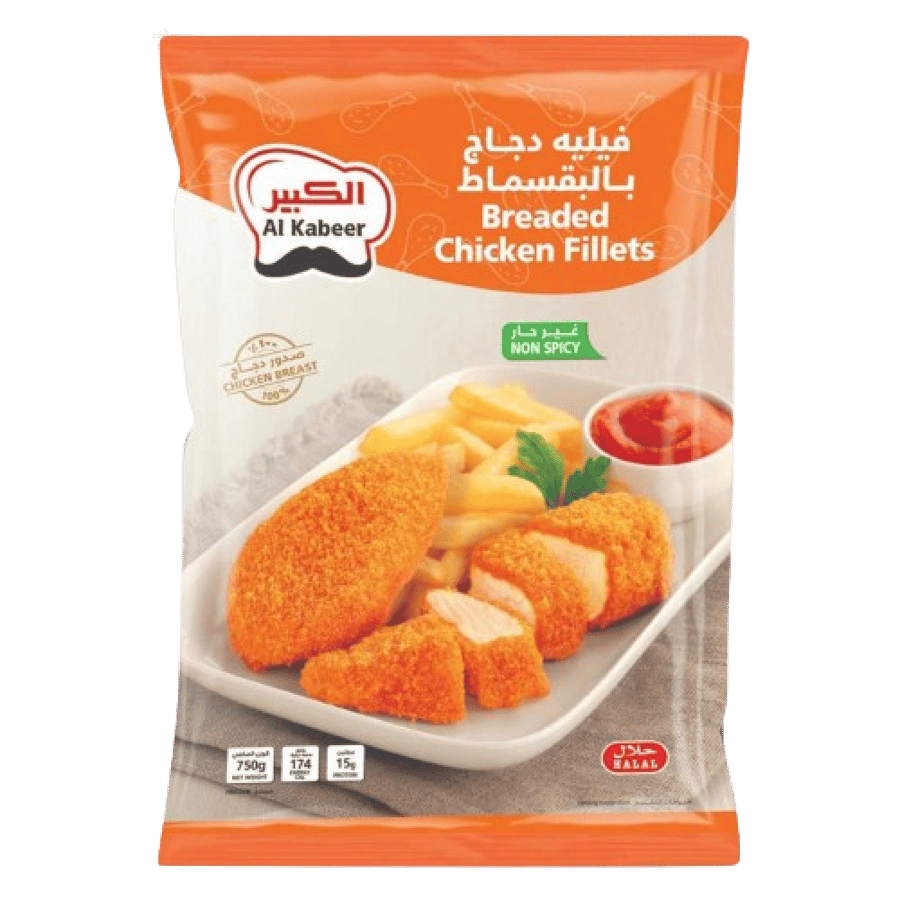 الكبير شرائح الدجاج الشهي 750جم