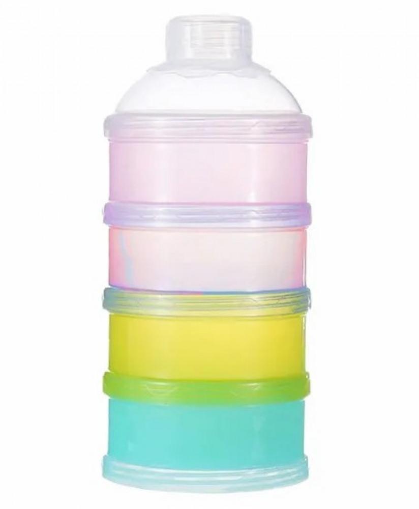 علبه 3 طبقات شفاف ملون Baby zone ++